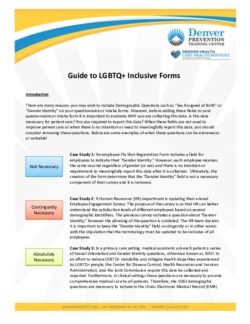 Guide to LGBTQ+ Inclusive Forms
