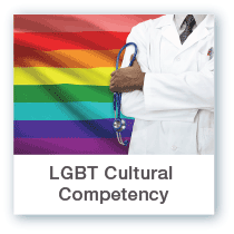 LGBT cultural competency button